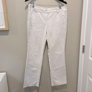 pristine white professional pants